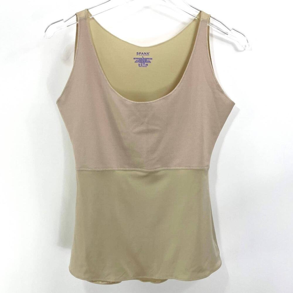 SPANX Brown Sleeveless Abdomen Slimming Tank Top